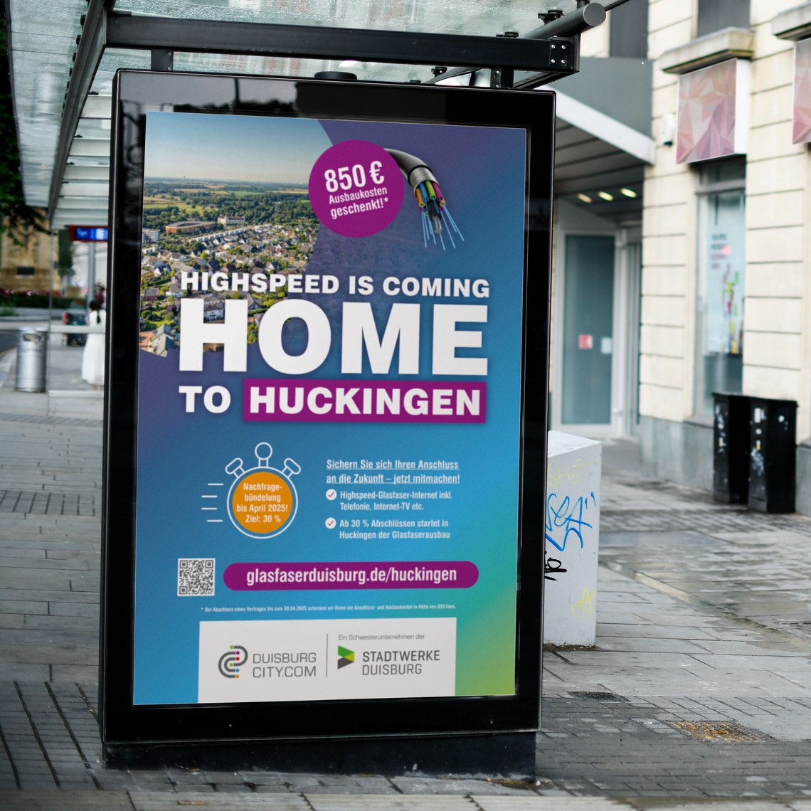 Kampagne für DCC Duisburg CityCom