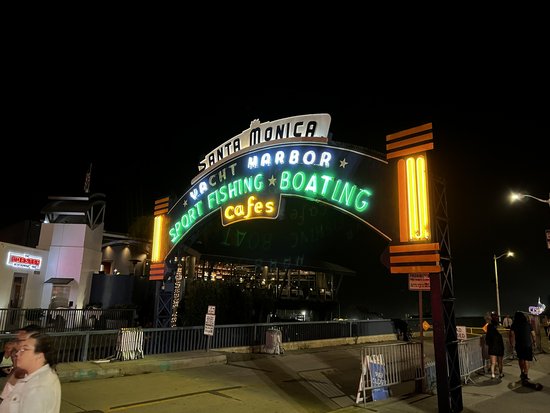 Santa Monica Pier-Eingangschild