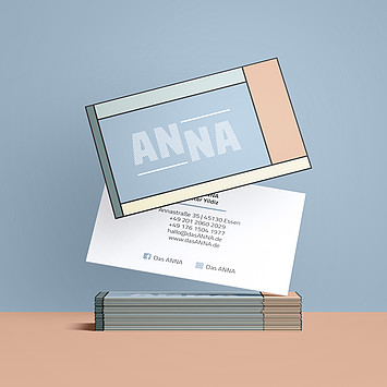 Das Anna Mockup Visitenkarten