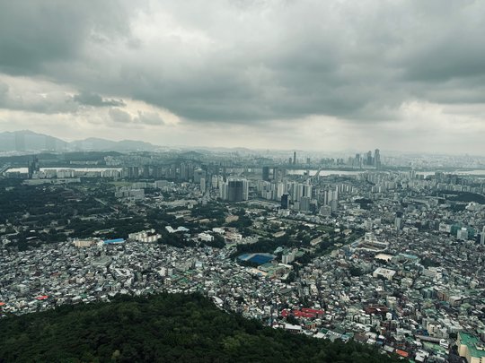 Stadtblick vom Seoul Tower