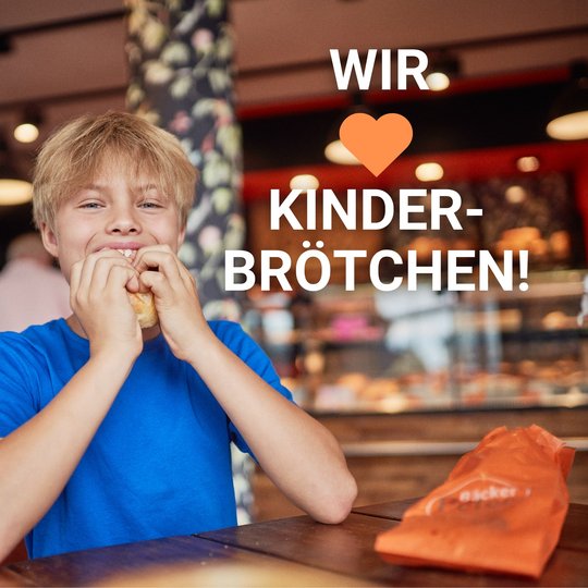 Kiko mit Kinderbrötchen