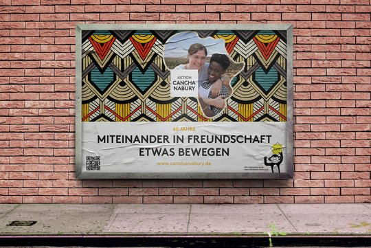 Plakat Kampagne Jubiläum der Aktion Canchanabury