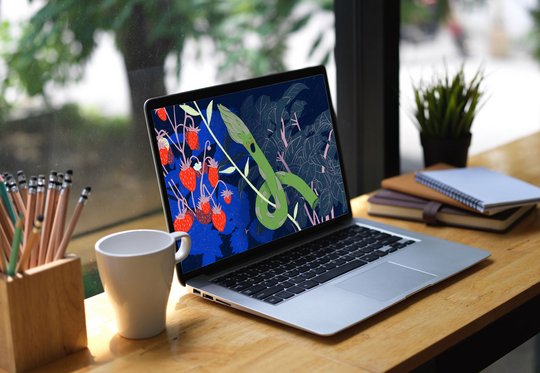 GMF Wallpaper Spargeltarzan Mockup Laptop